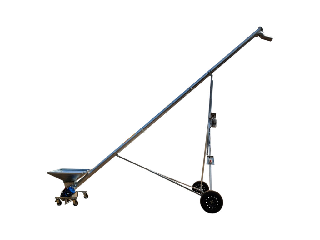 PODAJNIK 150-8M + WÓZEK ELEKTRYCZNY + OPCJONALNIE KOŁA SAMOCHODOWE